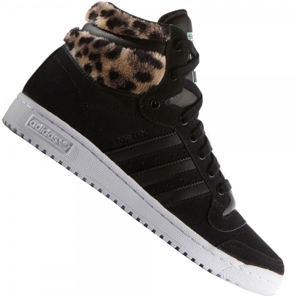 adidas Originals Top Ten Hi Damen-Sneaker B35340 Core Black/Mist Slate