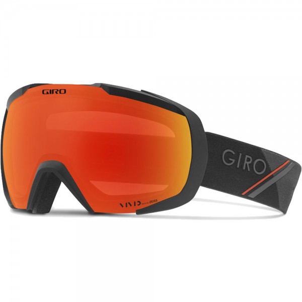 Giro Onset Goggle Skibrille Black Red Sport Tech/Vivid Amber