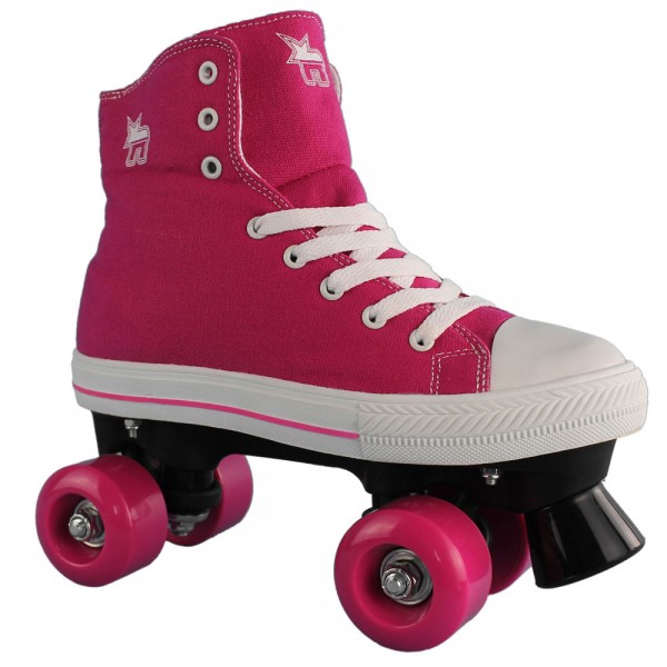 Rookie Rollerskates Canvas High (Pink)