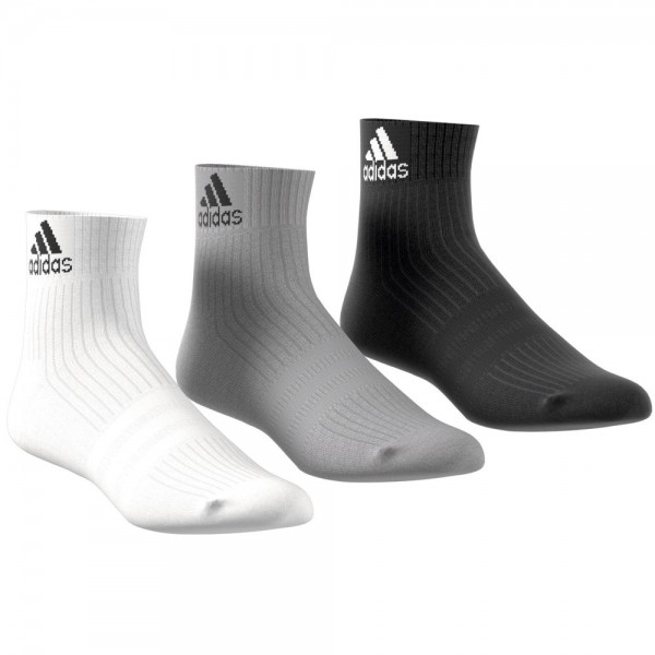 adidas Performance Ankle HC 3 Paar Socken White/Grey/Black