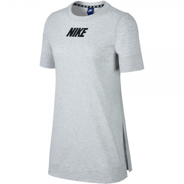 Nike Advance 15 Top Damen-Shirt Birch Heather/Black
