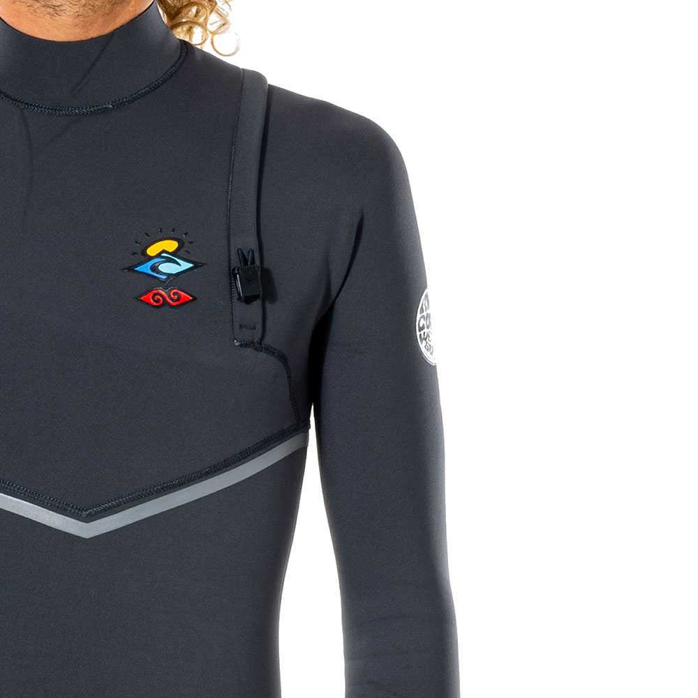 Rip Curl E Bomb 3 2 Zip Free Searchers Wetsuit Charcoal Fun Sport Vision