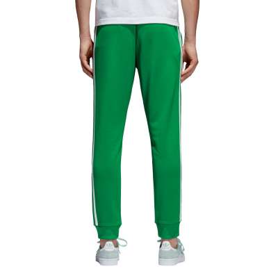 Adidas originals superstar track pants green best sale