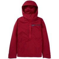 Burton Gore Tex 2L Pillowline Anorak Sediment Deep Red