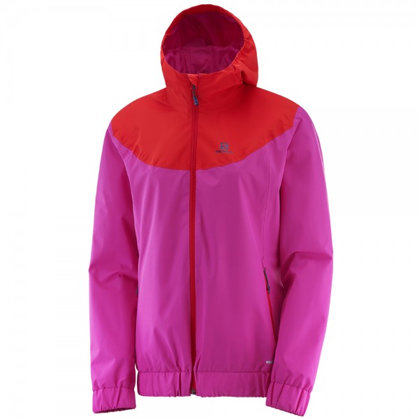 Salomon Primary Jacket W Damen-Jacke Rose Violet/Flame