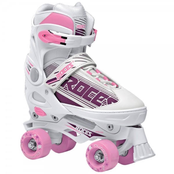 Roces Quaddy Girl Kinder-Rollschuhe White/Pink