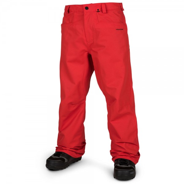 Volcom Carbon Pant Fired Red