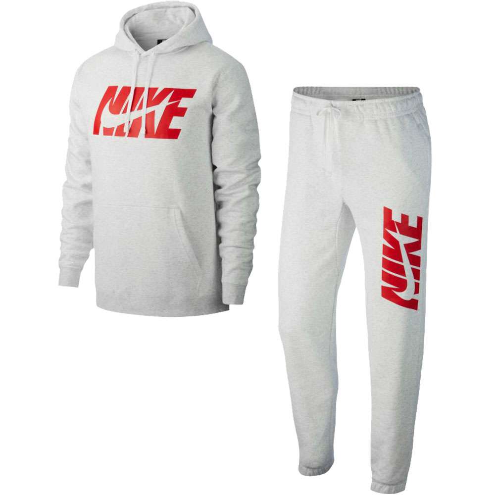 Nike Graphic Tracksuit Herren Jogginganzug White FunSportVision