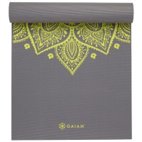 Gaiam Premium Yoga Mat Citron Sundial 6mm