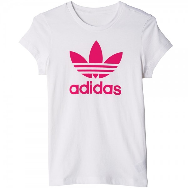 adidas Originals Trefoil Tee Kinder-Shirt White/Pink