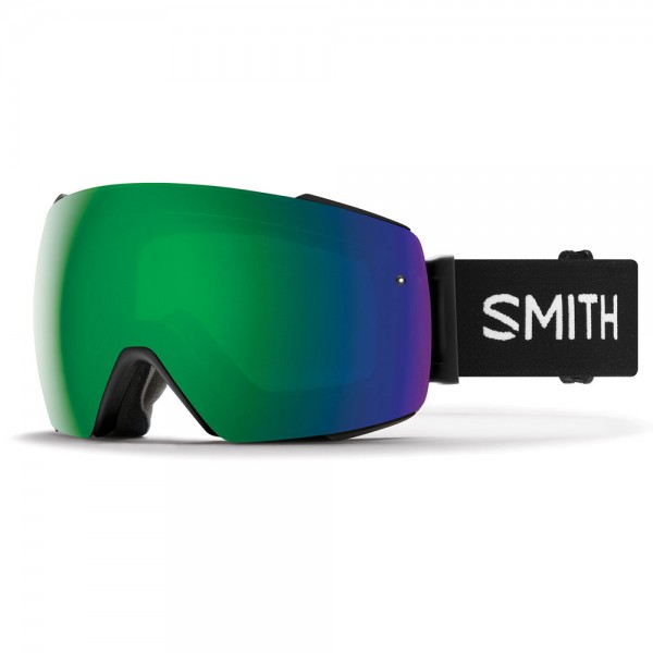 Smith I/O MAG Snowboardbrille Black/Chromapop Sun Green Mirror