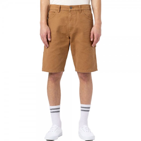 Dickies Duck Canvas Carpenter Short Stone Washed Brown Duck