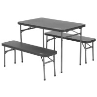 Coleman Furniture Pack-Away Table for 4 Black