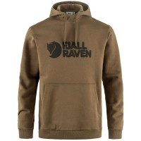 Fjaellraeven Logo Hoodie Wood Brown