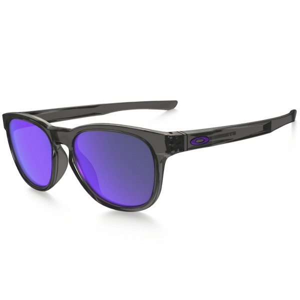 Oakley Stringer Sonnenbrille Grey Smoke/Violet Iridium