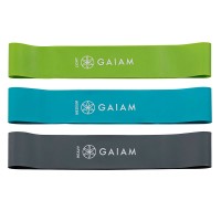 Gaiam Restore Mini Band Kit Green Blue Grey