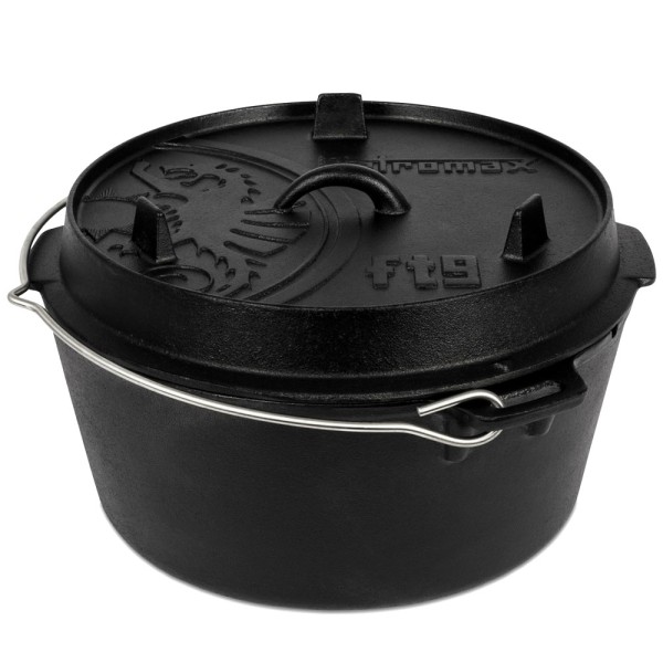 Petromax Dutch Oven FT9-T 5,5 Liter Schwarz