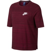 Nike Sportswear Advance 15 Top Damen-Shirt Noble Red/White
