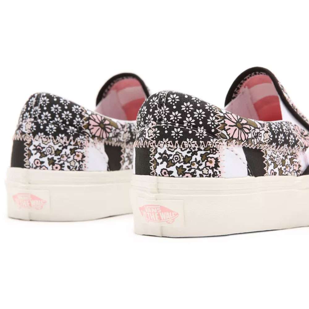 Vans Classic Slip On Schuhe Patchwork Floral Multi Marshmellow Fun Sport Vision