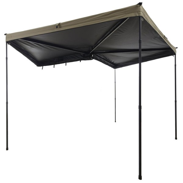 Vickywood Auto-Seitenmarkise 270 Light Leaf Links Sand