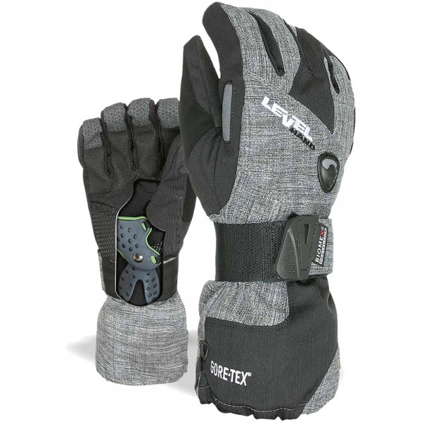 LEVEL Ski Snowboard handschuhe HALF PIPE GTX Handschuh 2021 anthracite Gloves 