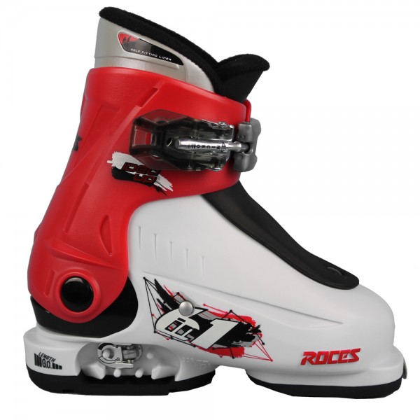 Idea Up Kinder-Skistiefel White/Red/Black
