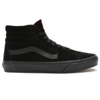 Black on black high top vans online