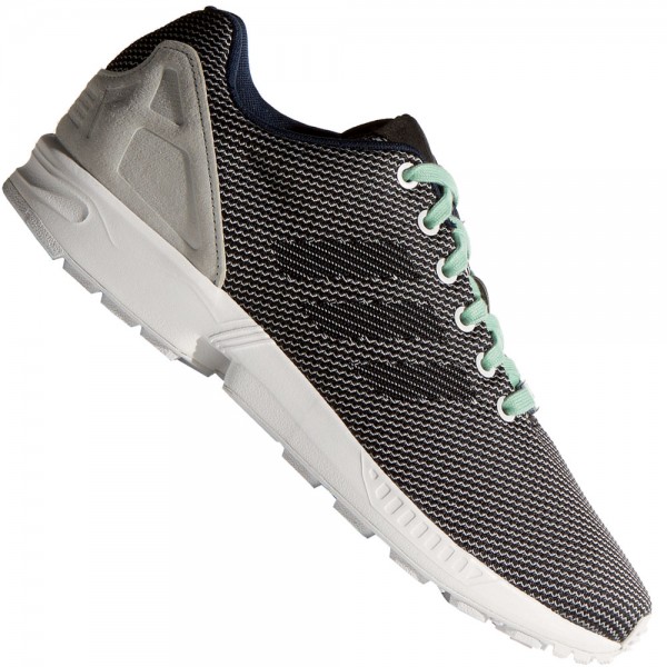 adidas ZX Flux Weave Sneaker B34469 White/Core Black/Dark Blue