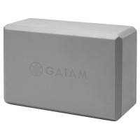 Gaiam Yoga Block Essentials Storm Grey