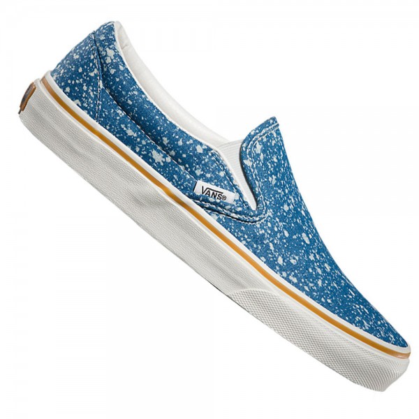 Vans Classic Slip On Unisex-Sneaker Denim Splatter Blue