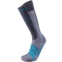 UYN Ski Comfort Fit Socks Lady Damen-Funktionssocken Grey/Turquoise
