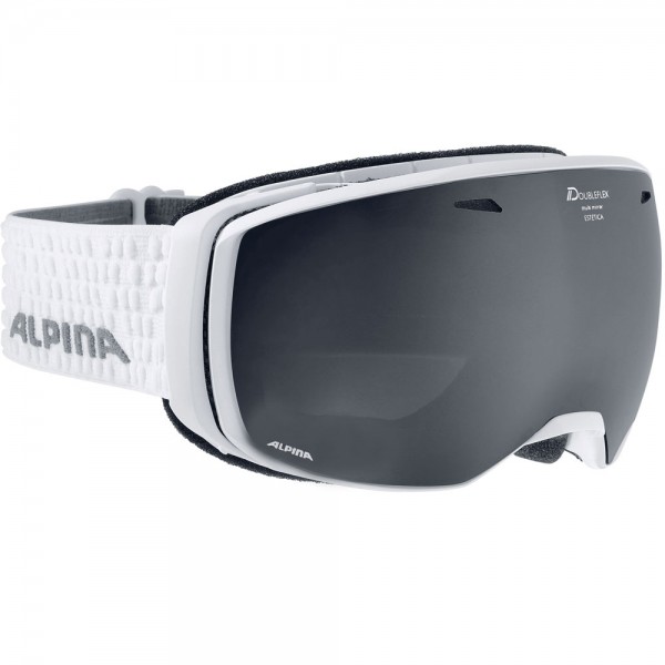 Alpina Estetica MM Multimirror Skibrille White/Black