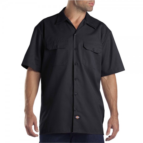 Dickies Short-Sleeve Work Shirt Herren-Hemd Black