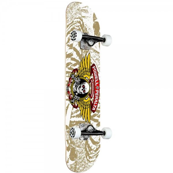 Powell Peralta Winged Ripper White Gold