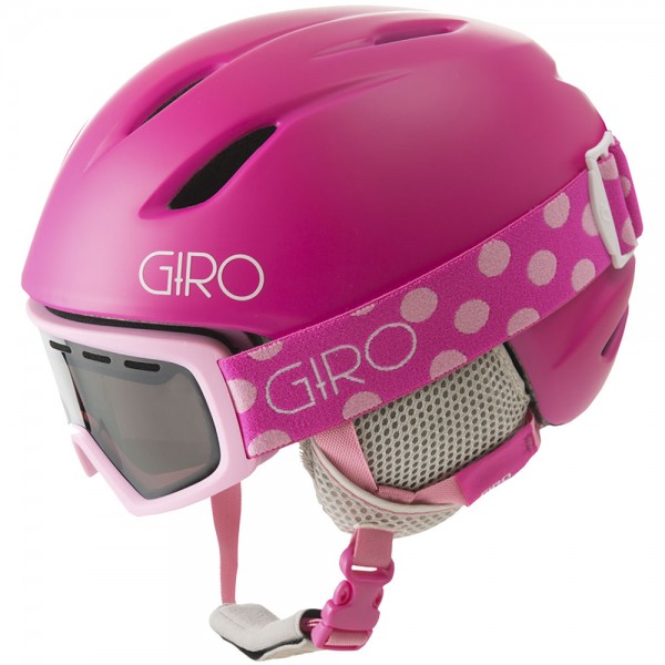 Giro Launch Combo Pack Kinder-Skihelm Launch Goggle Rev