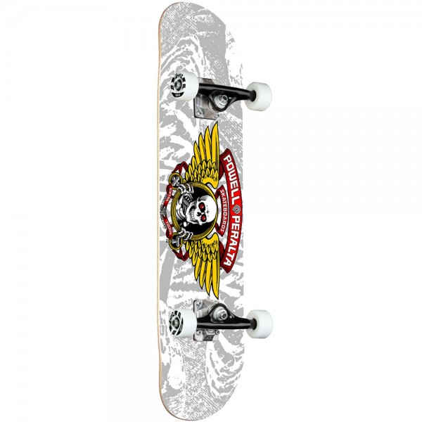 Powell Peralta Winged Ripper Silver White