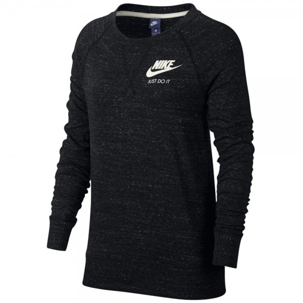 Nike Sportswear Gym Vintage Crew Damen-Langarmshirt Black