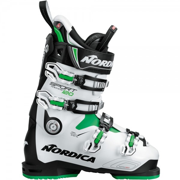 Nordica Sportmachine 120 Skistiefel Black/White/Green