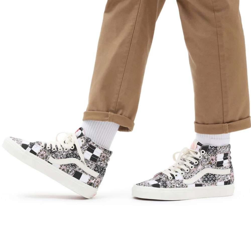 Vans patchwork sk8 hi multicolor deals