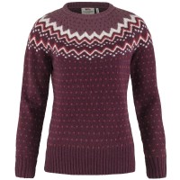 Fjaellraeven Oevik Knit Sweater Dark Garnet