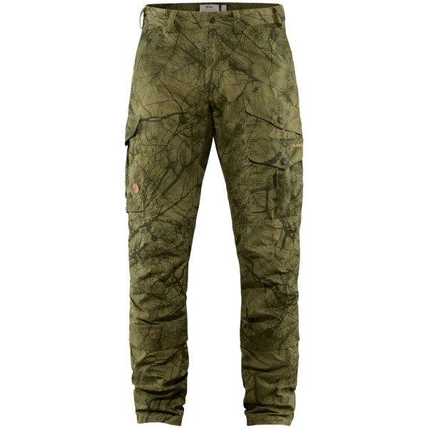 Fjaellraeven Barents Pro Hunting Trousers Green Camo/Deep Forest