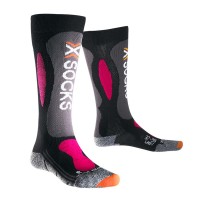 X-Bionic Ski Carving Silver X-Socks Damen Black/Violet