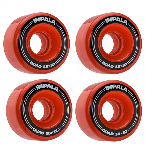 Impala Replacement Wheels 4 Pack Red
