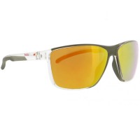 Red Bull Spect Eyewear Drift Shiny X Tal Clear/Brown with Orange