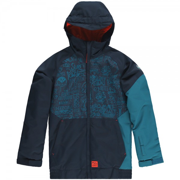 Oneill Grid Jacket Kinder-Snowboardjacke Blue