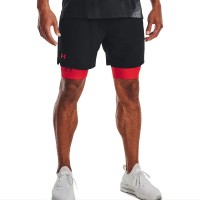 Under Armour Vanish Woven 6in Shorts Black Radio Red