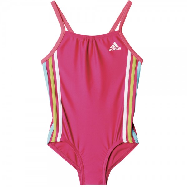 adidas Performance Infinitex 3 Stripes Suit Kinder-Badeanzug Bold Pink
