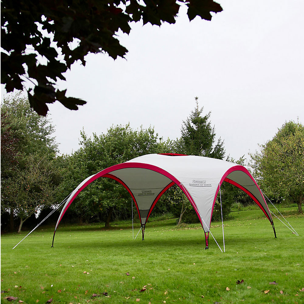 COLEMAN Coleman Festival Shelter SHADES OF ROCK, 450 x 450 cm. Idealer  Sonnenschutz für Festivals, Camping oder Garten