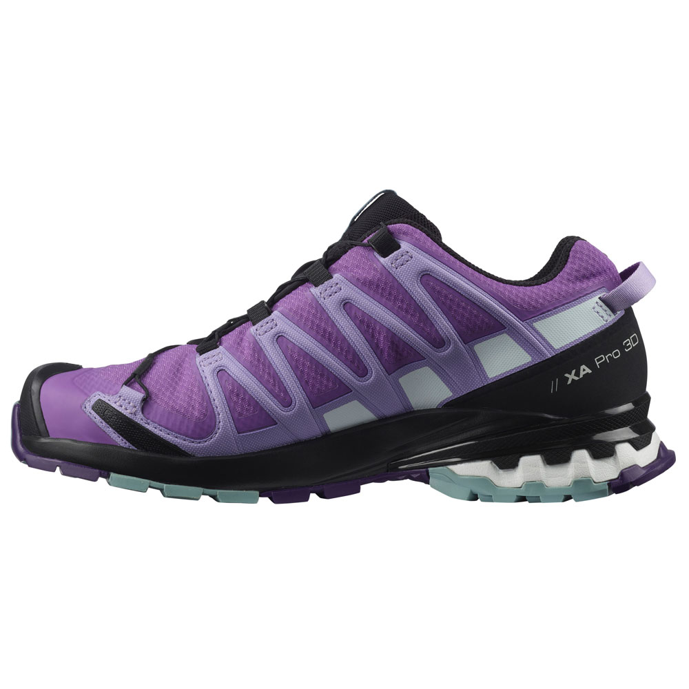 Salomon XA PRO 3D v8 GTX Damen-Laufschuhe Trailschuhe Jogging Schuhe Violett NEU 