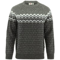 Fjaellraeven Oevik Knit Sweater Dark Grey/Grey